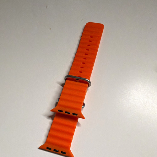 Orange silicone strap for - silicone,