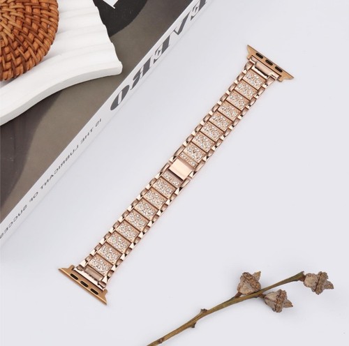 Rose gold diamante - strap, for