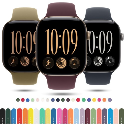 Solid silicone strap for apple - silicone,
