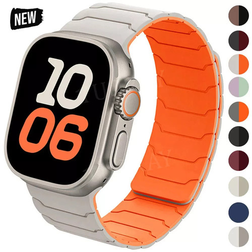 Magnetic silicone strap band - strap,