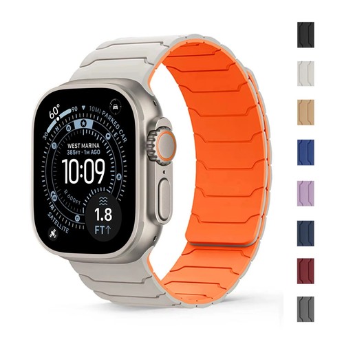 Magnetic silicone strap band - magnetic,