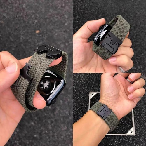 Braided parachute strap band - braided,