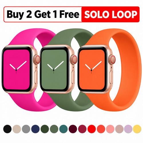 Silicone solo loop iwatch band - silicone,