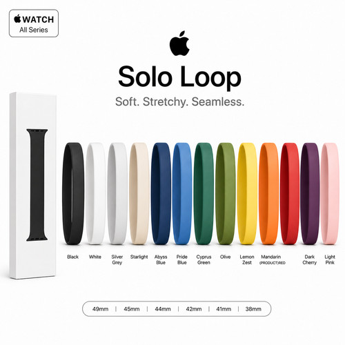 Genuine apple watch silicone - watch,