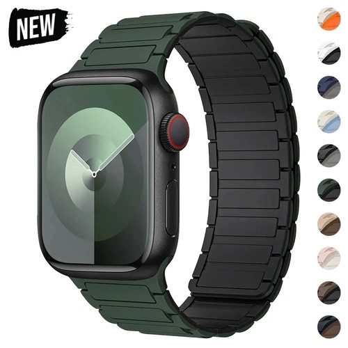 Magnetic silicone smart watch - magnetic,