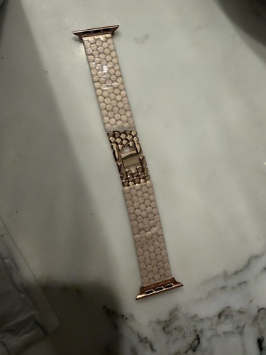 Rose gold watch bracelet - gold,