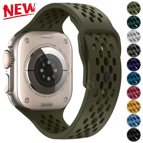 Silicone strap for apple watch - silicone,