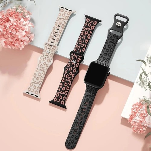 Leopard silicone strap - leopard,