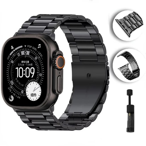 Steel strap band for apple - strap,